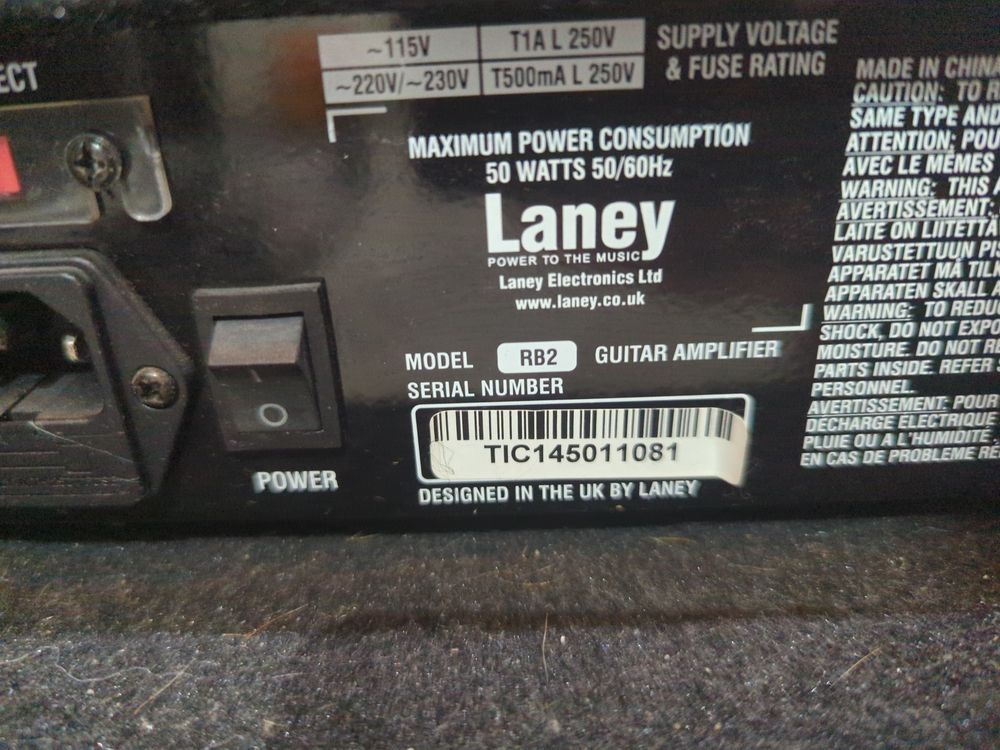 Wzmacniacz basowy Laney RB2