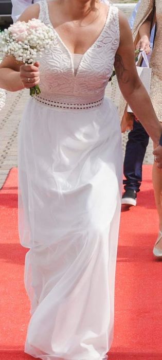 Suknia ślubna boho 38