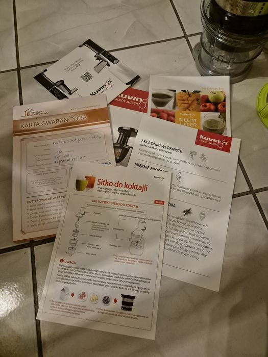 Wyciskarka wolnoobrotowa