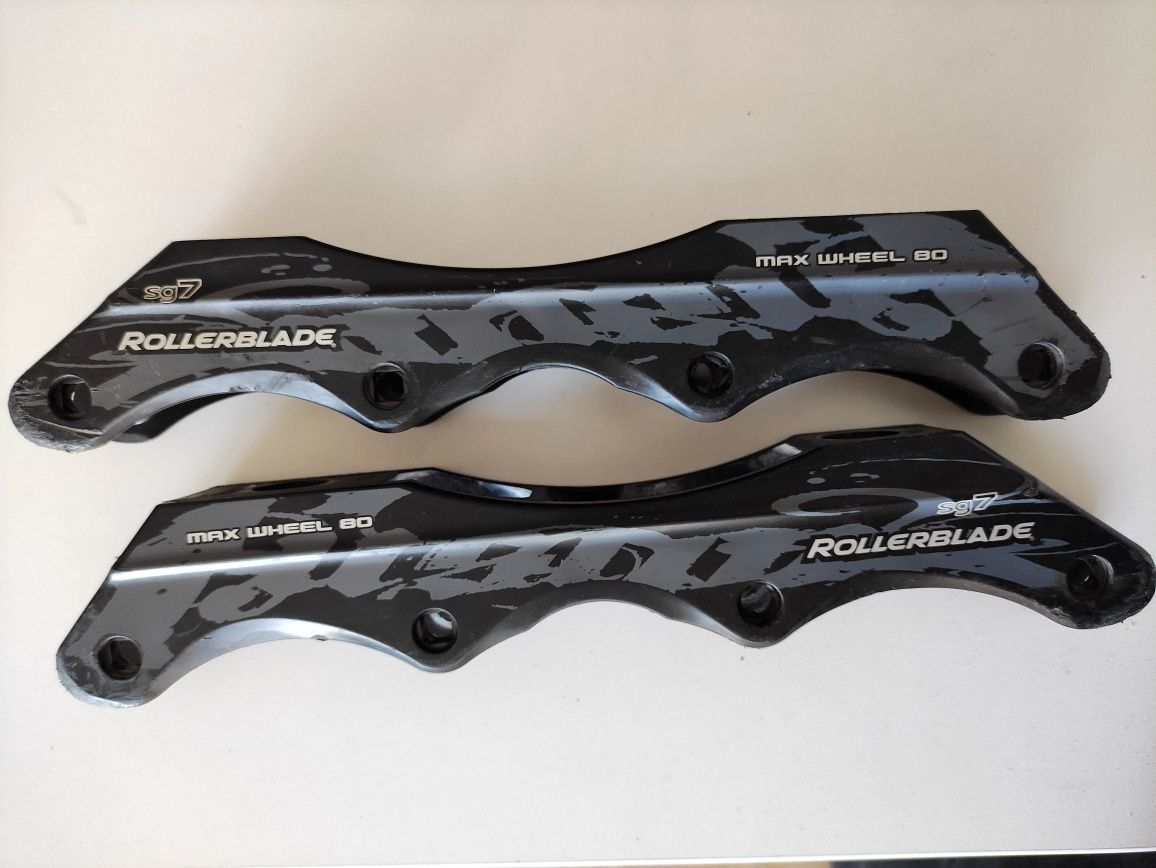 Szyny Rollerblade Fusion X3 UFS + kółka Powerslide FSK 80mm freeskate