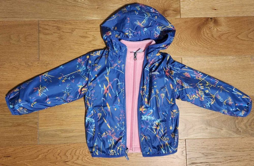 Columbia dwustronna kurtka przejściowa z polarem