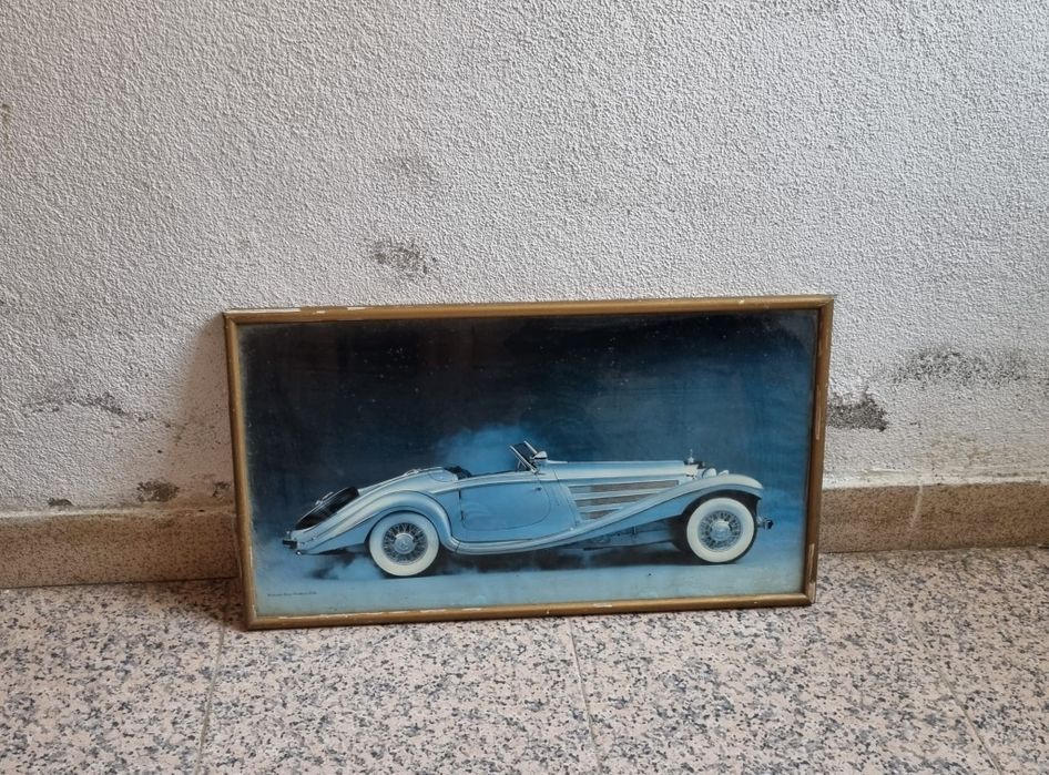 Quadro Antigo Carro Antigo