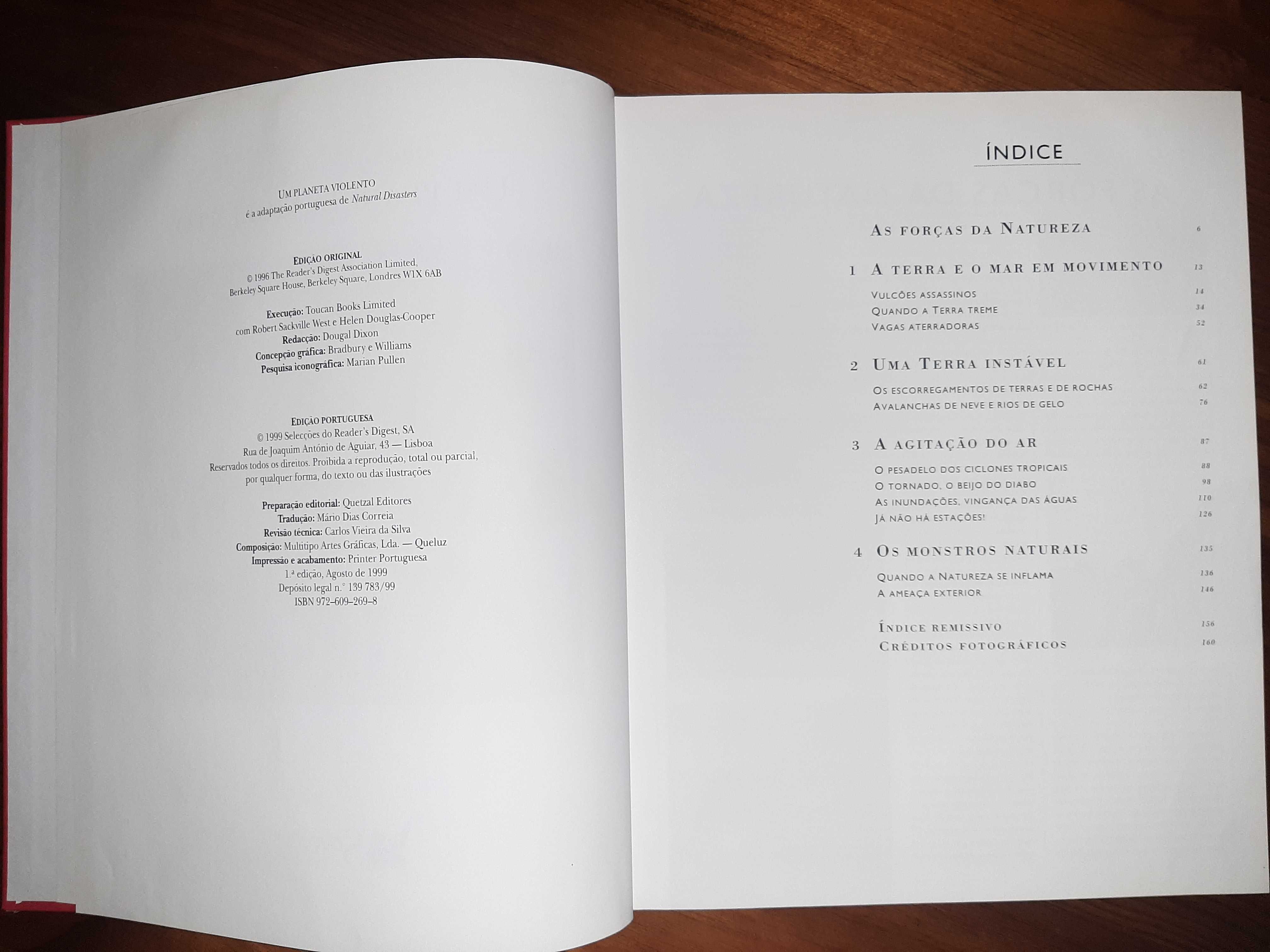 Livro "Um Planeta Violento"