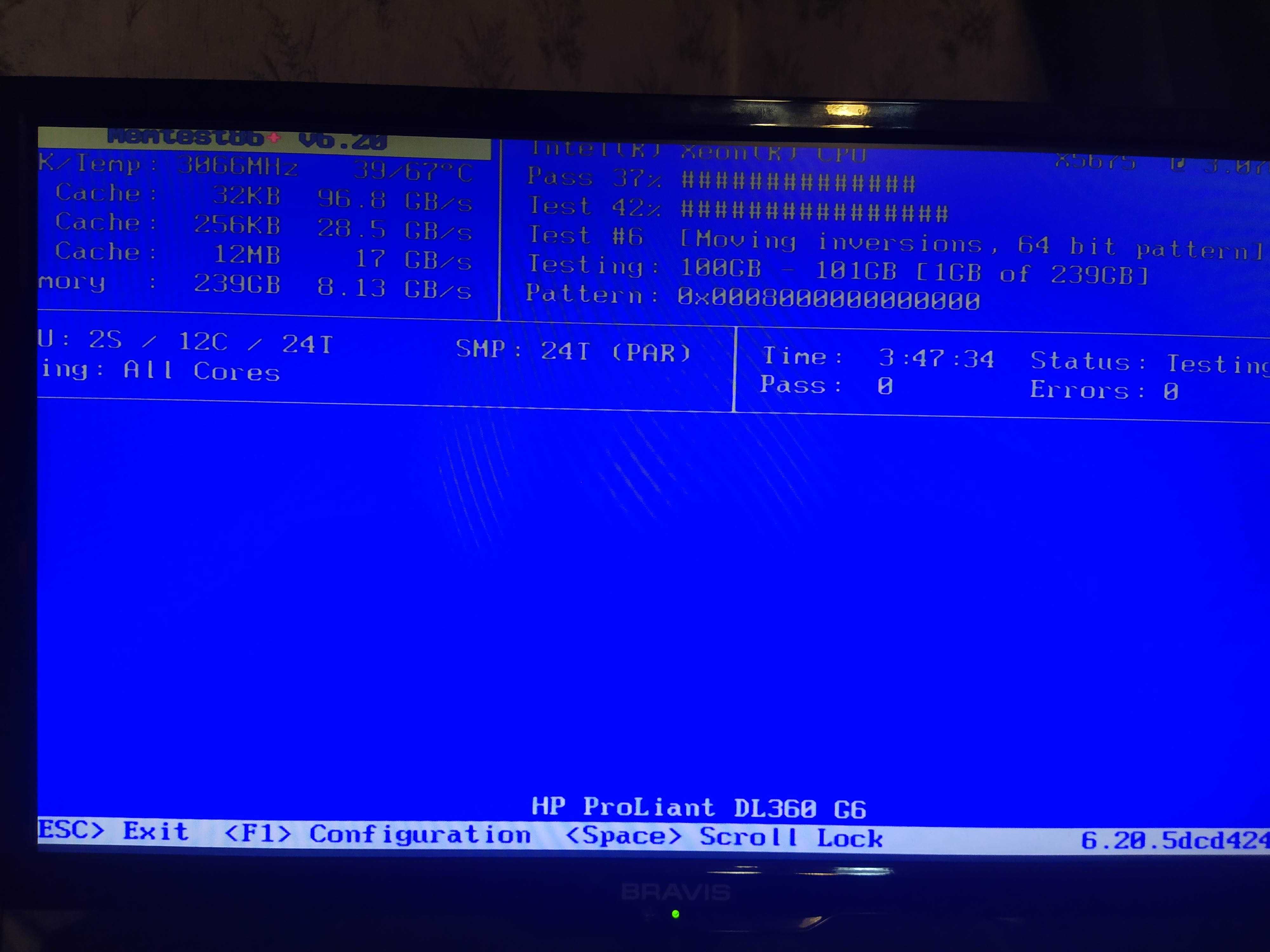 1U Сервер HP DL360 240Gb RAM 2х CPU 3.07GHz 12x Core Dual PSU RAID SAS