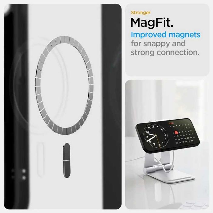 Чехол Spigen Liquid Air MagFit для iPhone 16e Matte Black