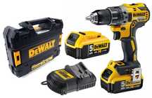 Wiertarko-wkrętarka bezszczotkowa Dewalt DCD791P2 2x5Ah walizka NOWA