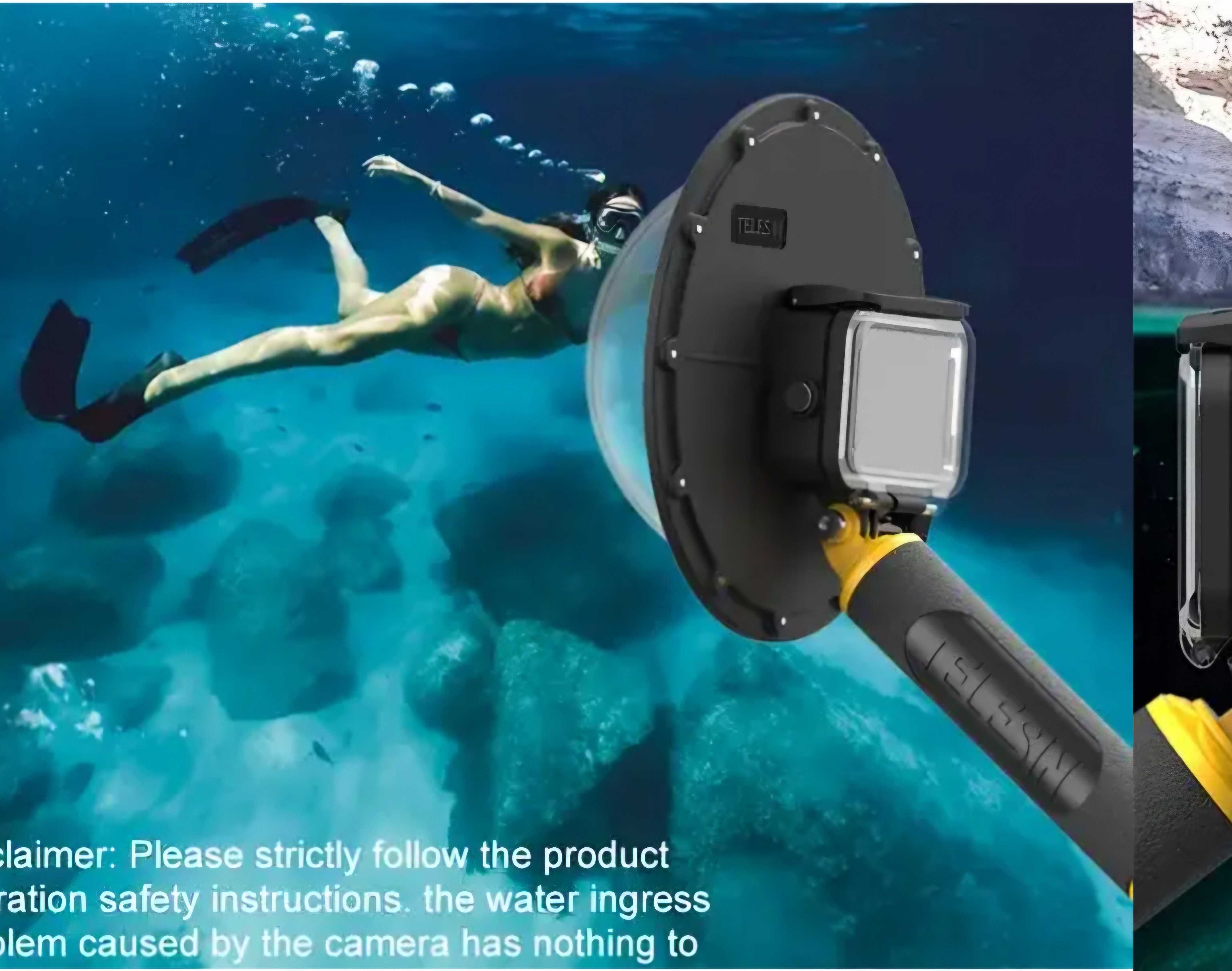 Купол поплавок для підводної зйомки Telesin для GOPRO