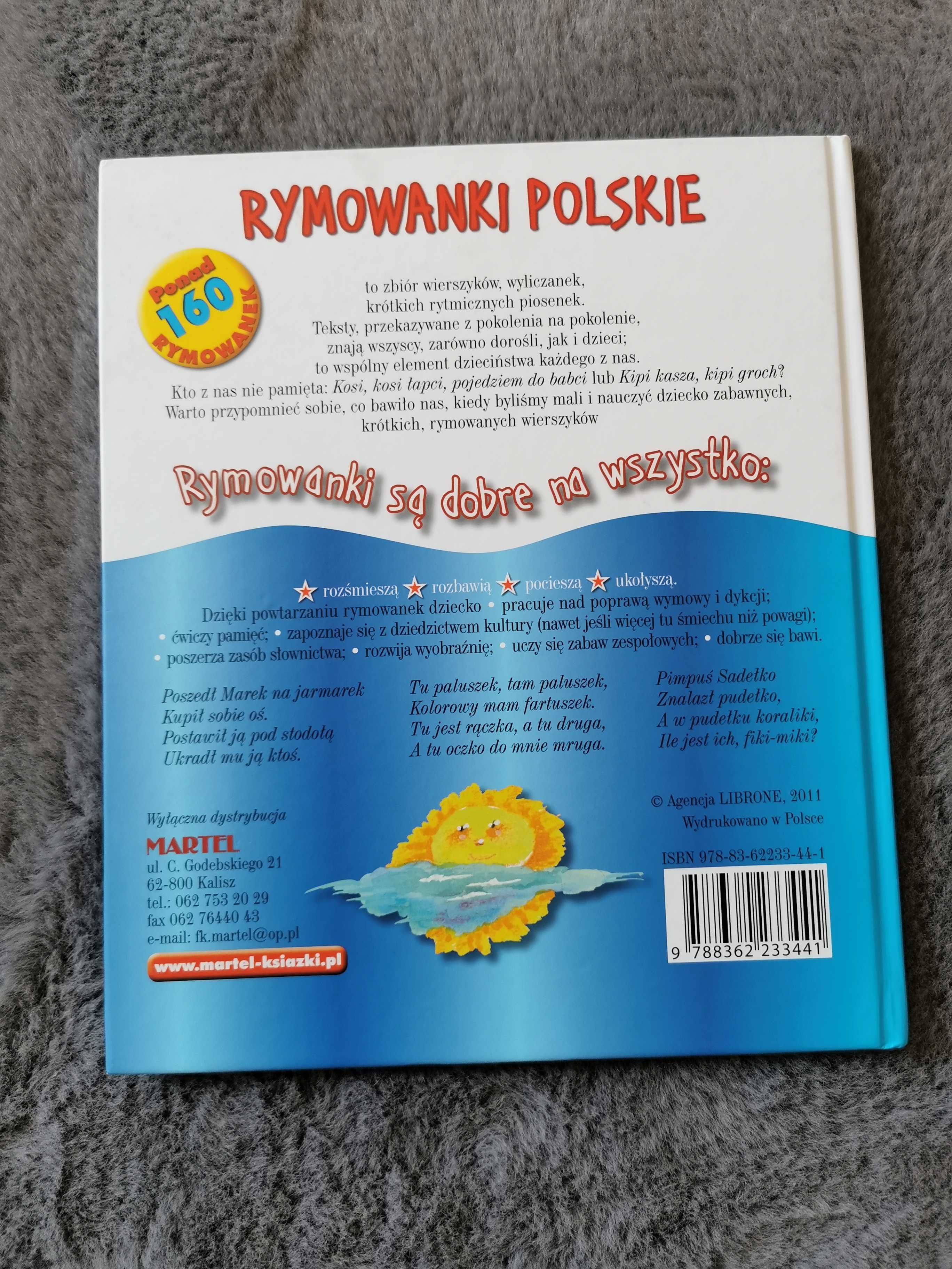 "Rymowanki Polskie", książeczka dla dzieci, nowa