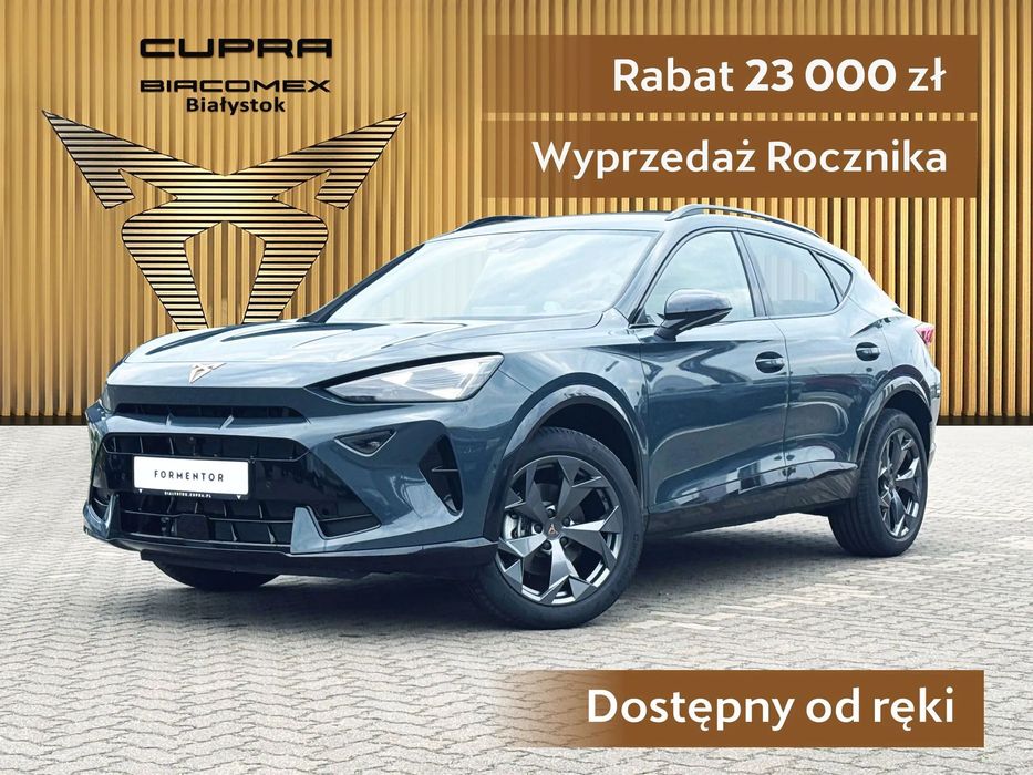 Cupra Formentor 1.5 150KM mhev DSG Pakiet EDGE, Rabat 23 000zł, "od ręki"