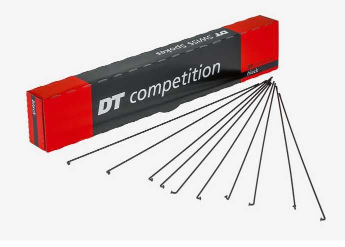 Szprycha DT Swiss Competition czarna 281 mm 100 szt