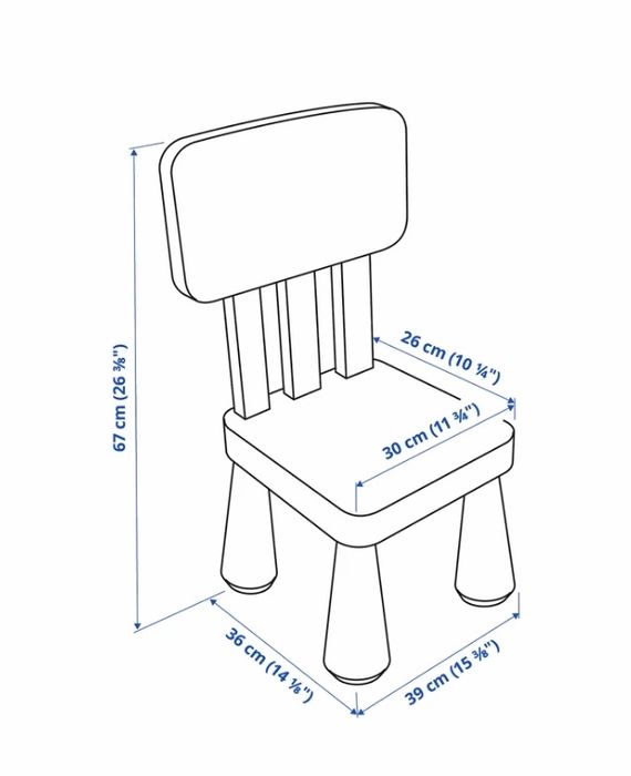 Krzesełko dziecięce Ikea