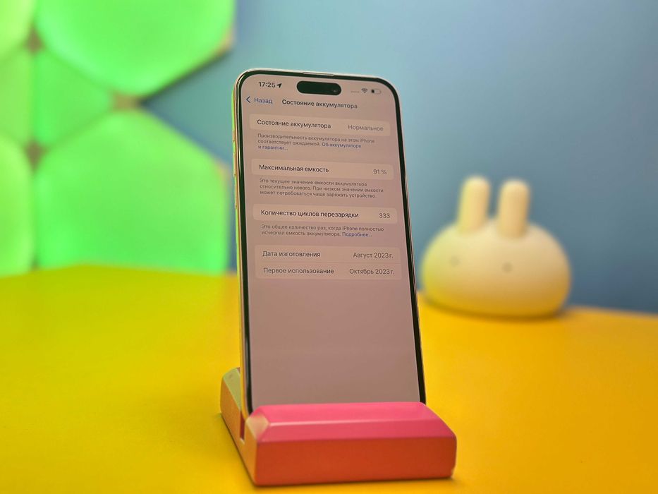 Смартфон Apple iPhone 15 Plus 512GB Pink (140310) Б/У З ГАРАНТІЄЮ