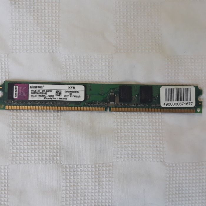 Пам'ять Kingston 1 GB DDR2 800 MHz (KVR800D2N6/1G)