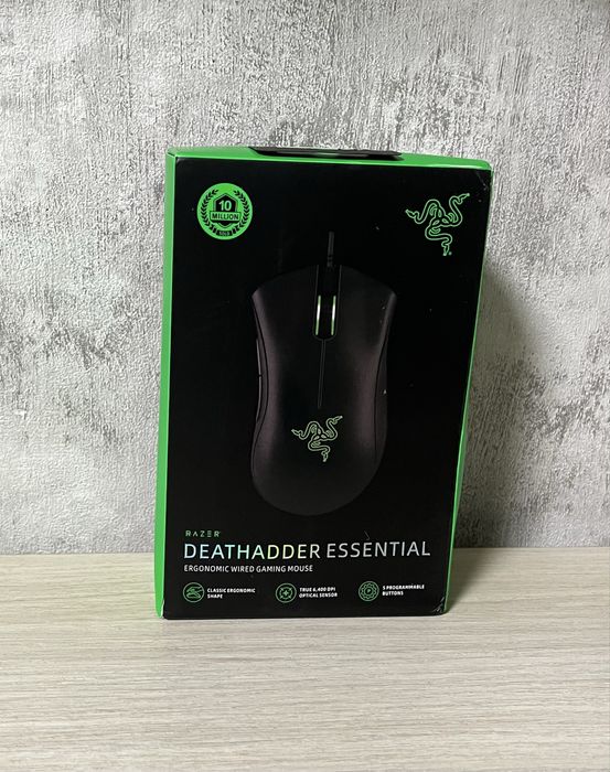Мишка провідна Razer DeathAdder Essential -НОВА- чорного кольору