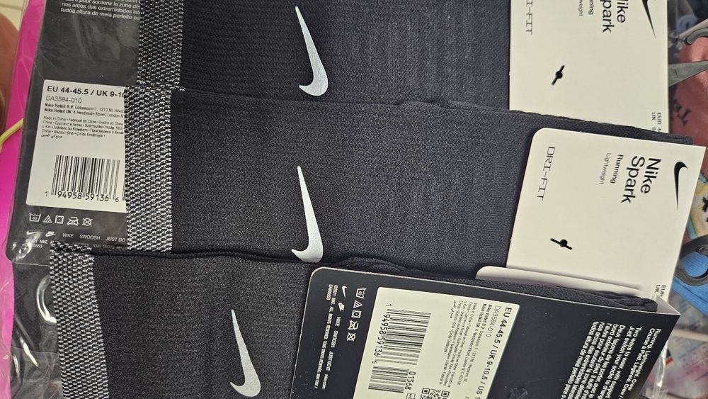 Nike skarpetki 3 pary 44-45.5