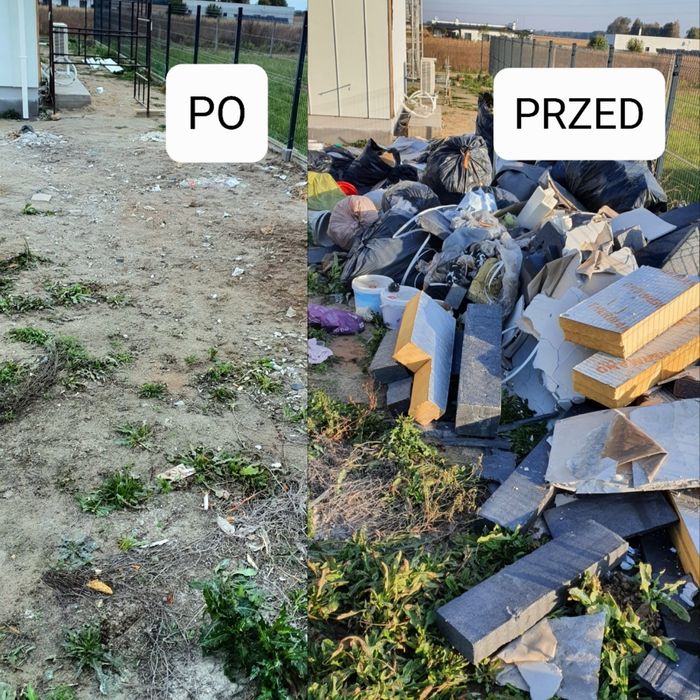 Wywóz śmieci, przeprowadzki, sprzątanie mieszkań, domów, piwnic.