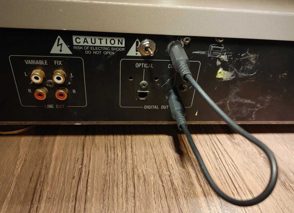 DENON DCD2560 przerobiony na NOS DAC, 2 x AD1862N-D, AK4113, CPLD