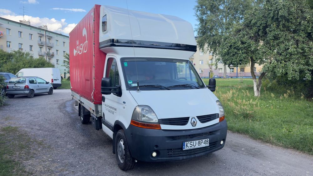Renault Master  PH2 plandeka 8 palet krajowy klimatyzacja Webasto doinwestowany