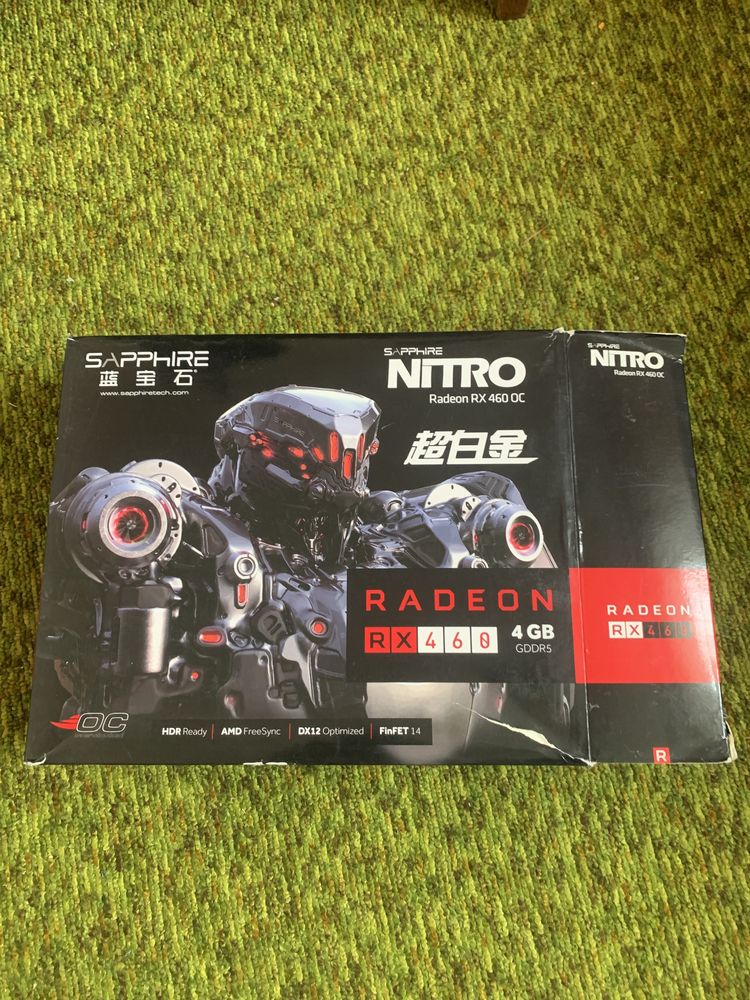 Відеокарта Sapphir Radeon RX460NITRO