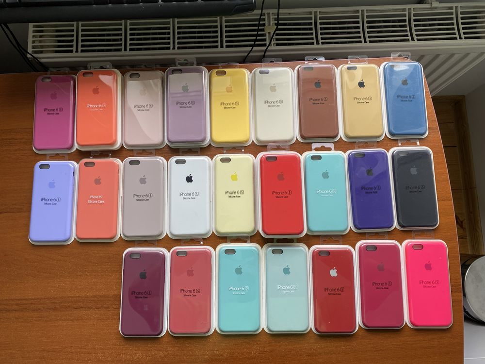Силиконовые чехлы silicone case iphone 6 6s чехол кейс чохол айфон