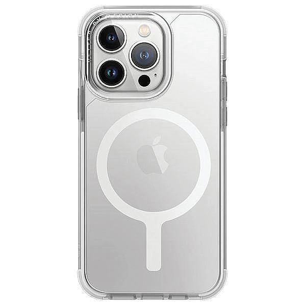 Etui Uniq Combat Magclick Charging do iPhone 15 Pro Max - białe