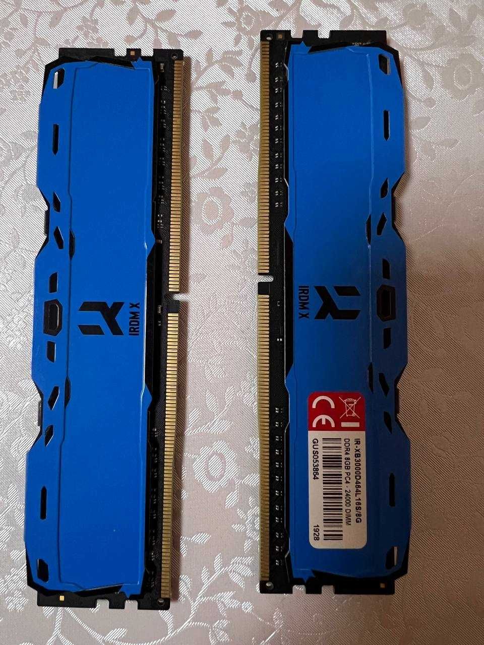 Продаю Goodram IRDM X DDR4 16GB (2×8GB) 3200MHz Blue