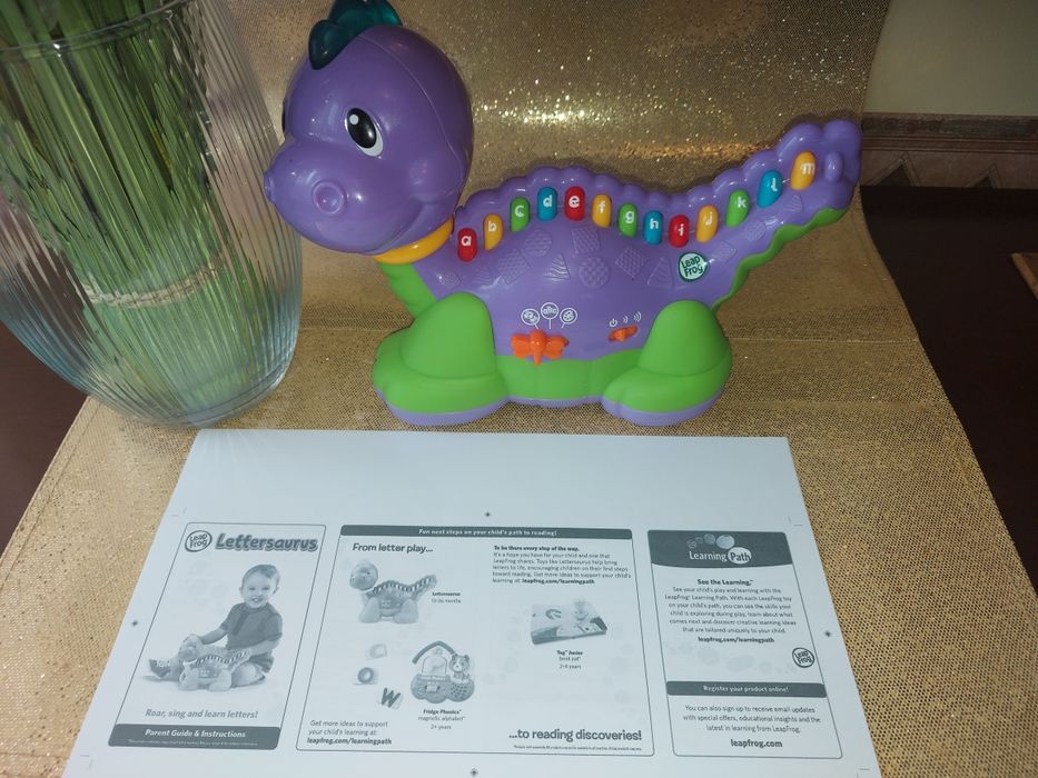 Leap Frog interaktywny edukacyjny dinozaur jęz ang dla 12-36