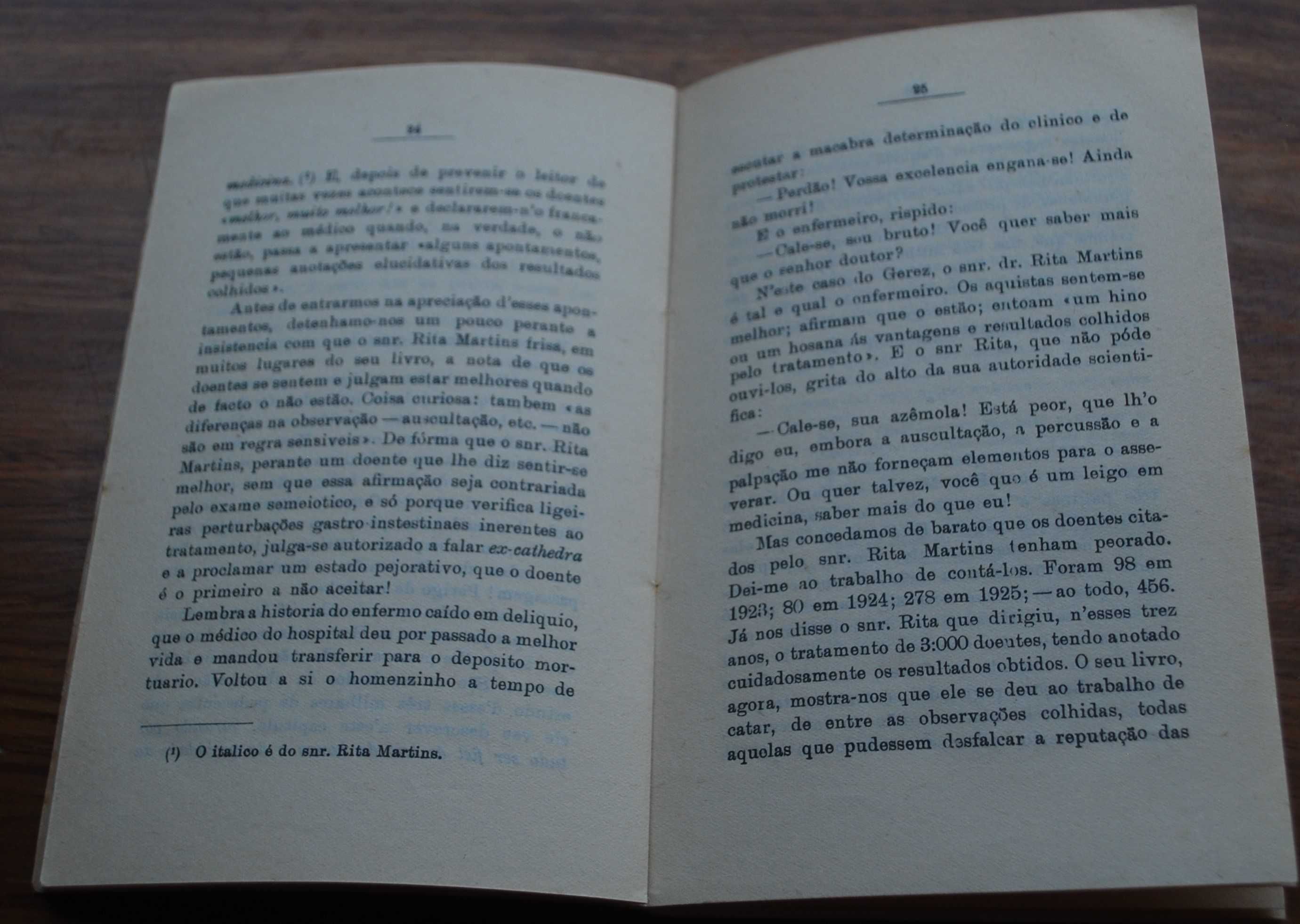 O Médico-Peçonha "A Agua-Veneno" de Campos Monteiro