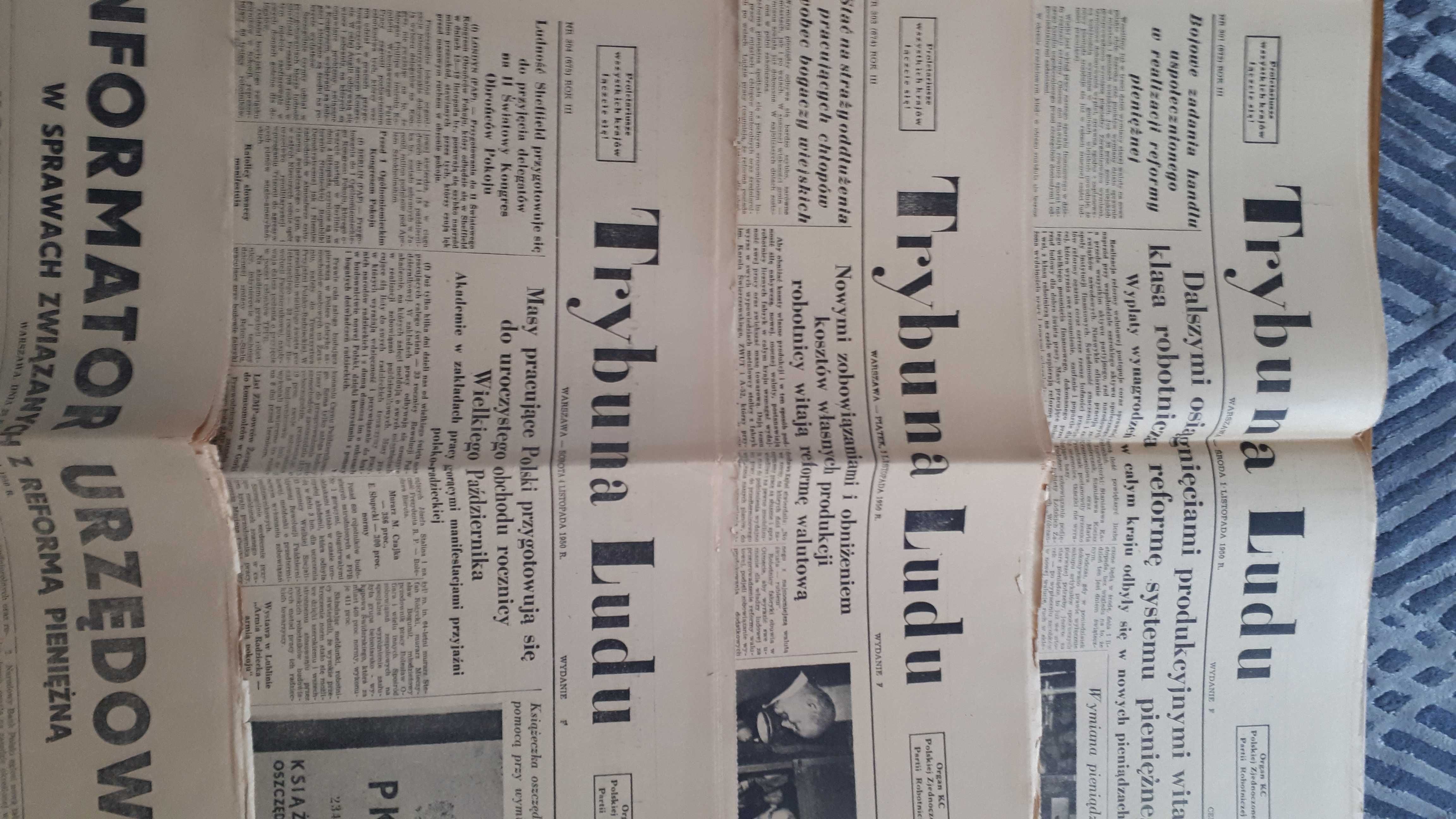 Gazety z PRL 43 sztuki plus śpiewnik