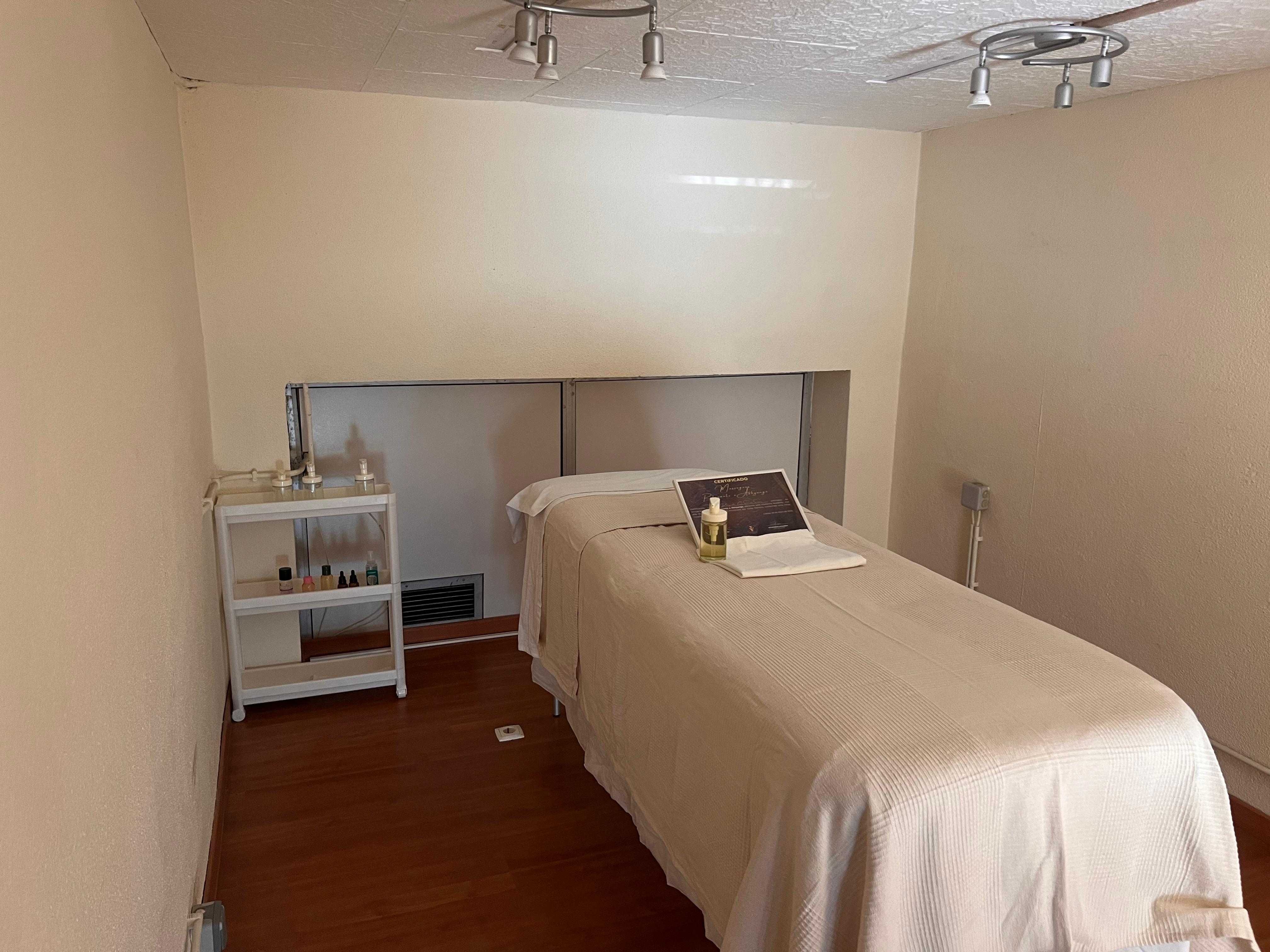 Massagem relaxante com conforto