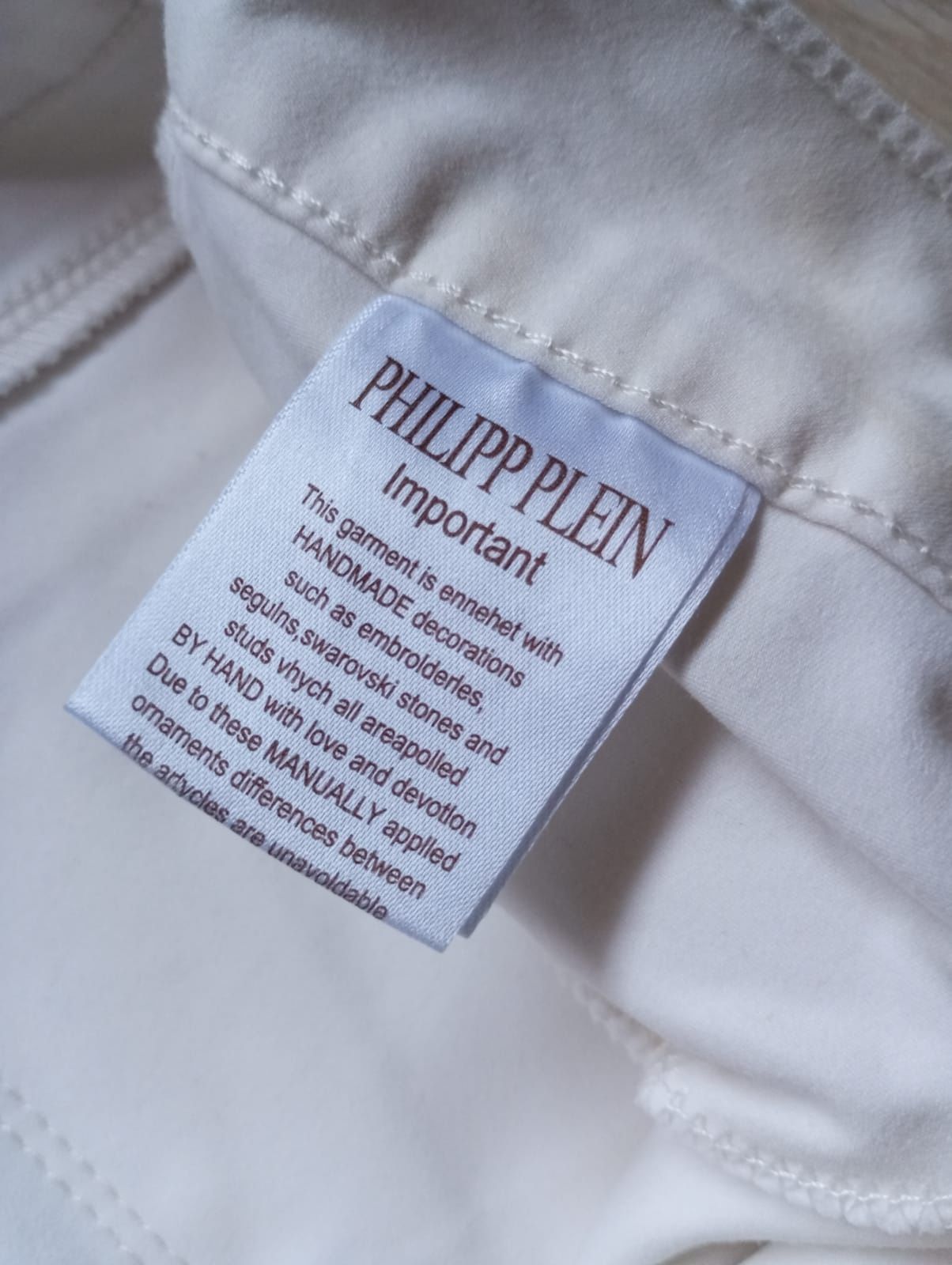 Philipp plein luxury spodnie handmade