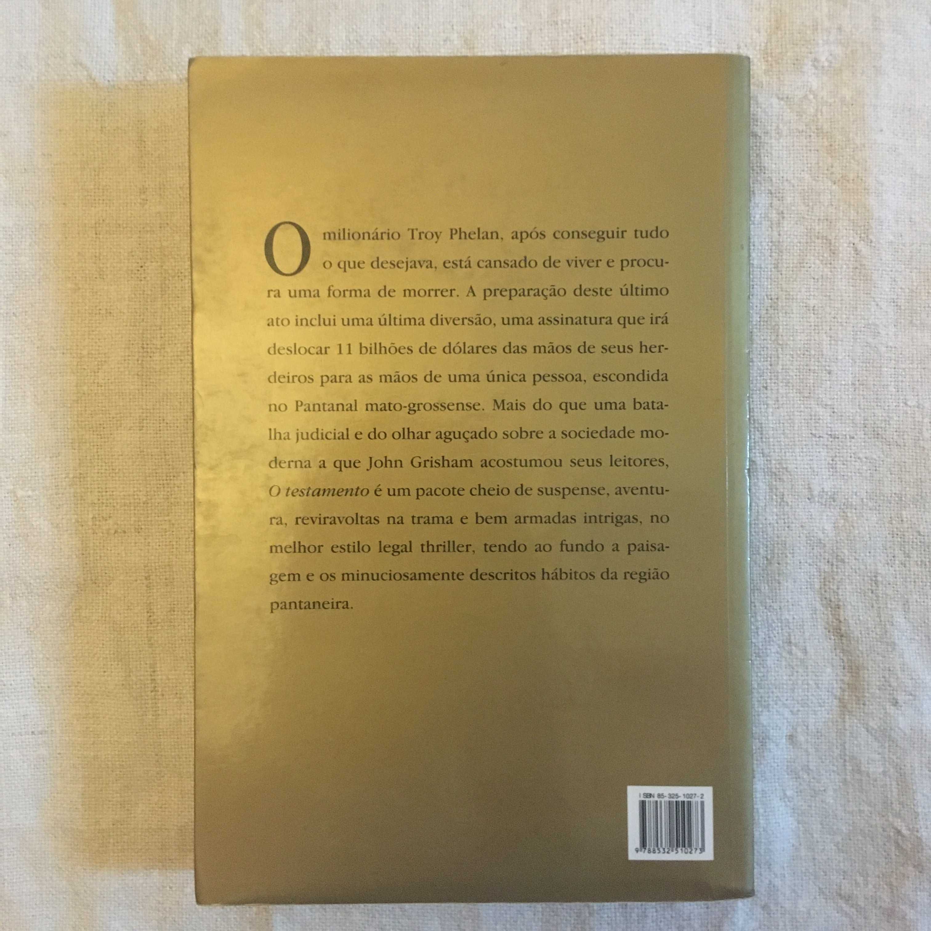 Livro "O Testamento"