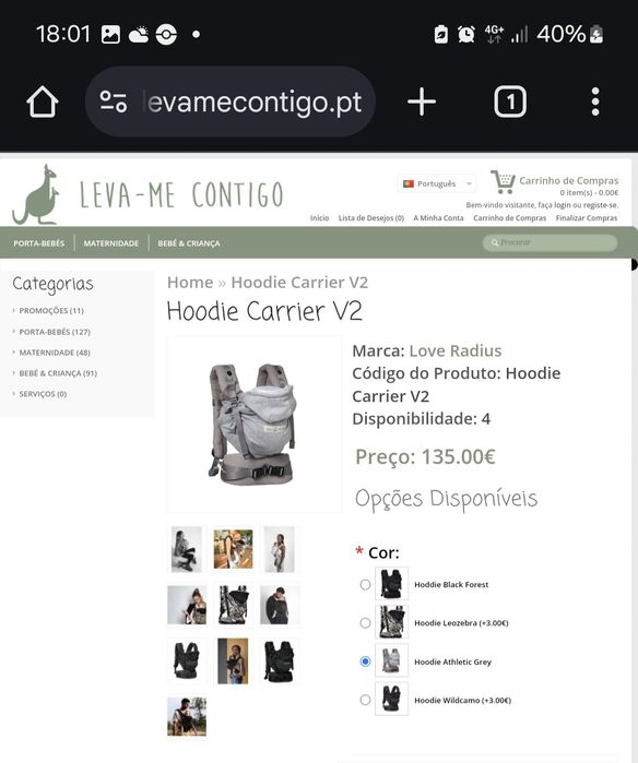 Marcupio hoodie carrier love radius