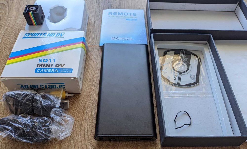 POWER BANK UKRYTA KAMERA / mini camera HD SQ 11 / kamera inspekcyjna