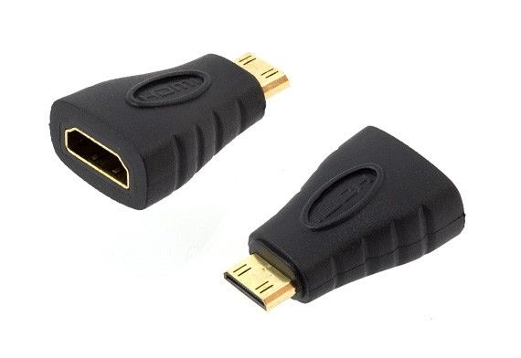 HD27 Adapter HDMI - mini HDMI złoty