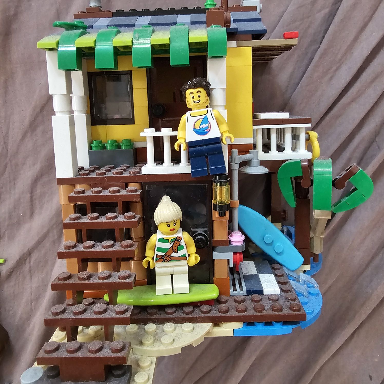 Lego domek na plaży