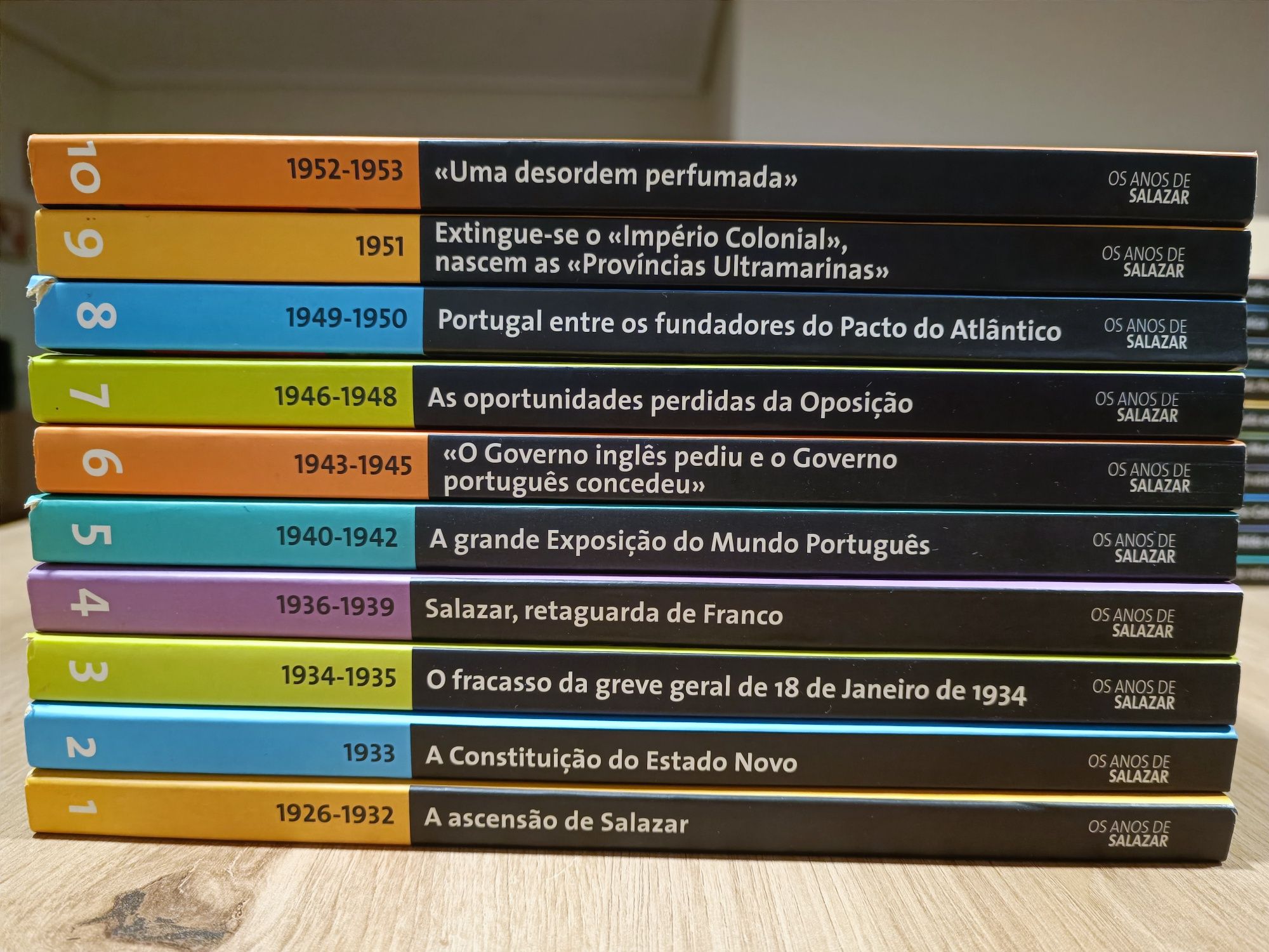 Os Anos de Salazar - coleção completa