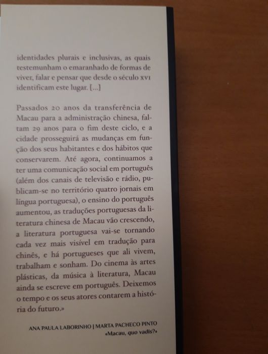 Livro "Macau: Novas Leituras"