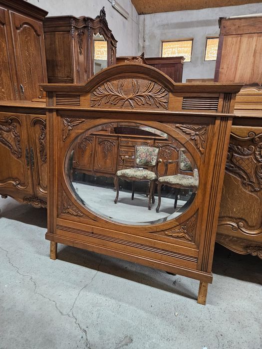 Stare lustro secesja do toaletki Komody lub na ścianę /