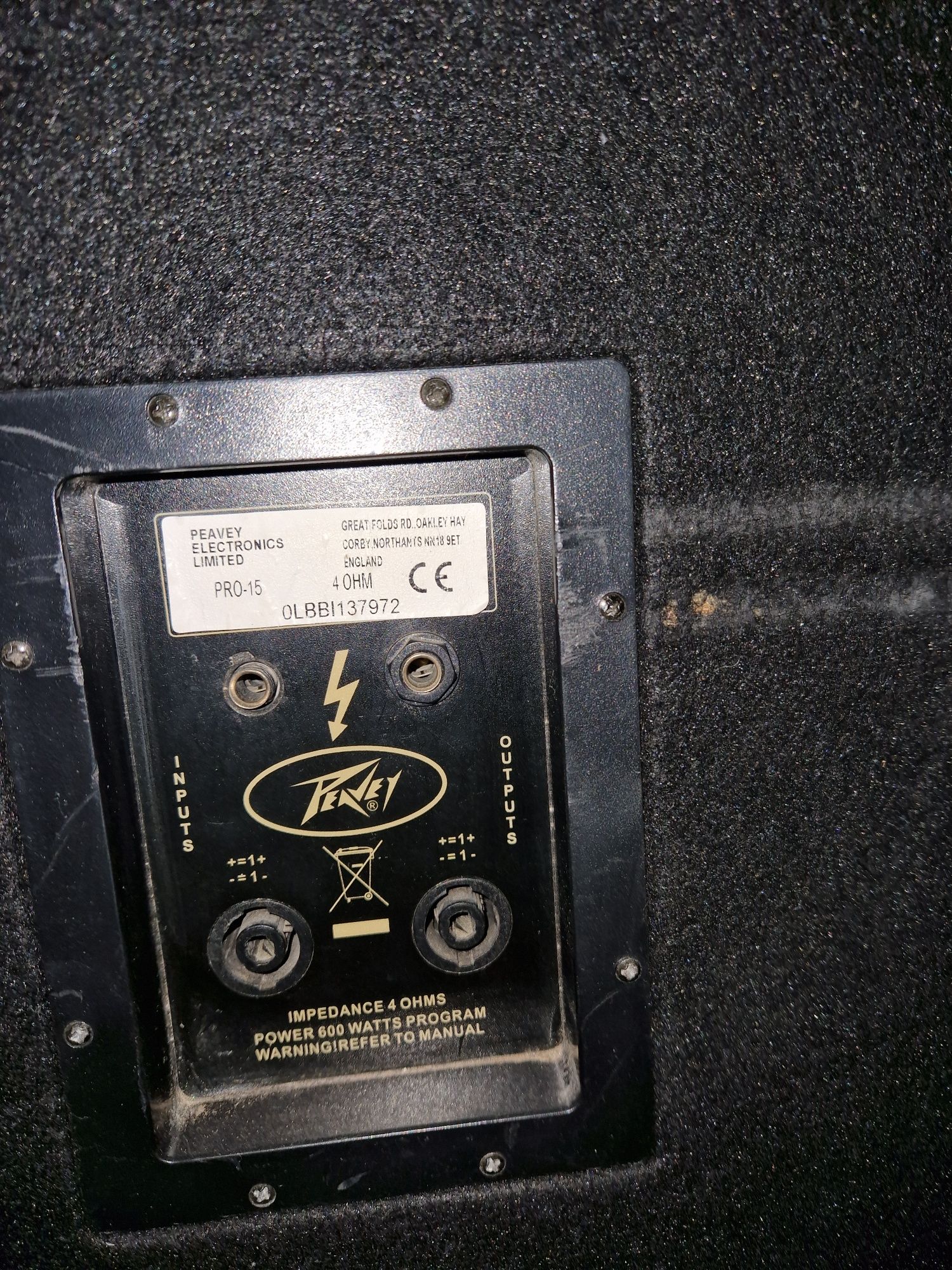 Sistema de som Peavey