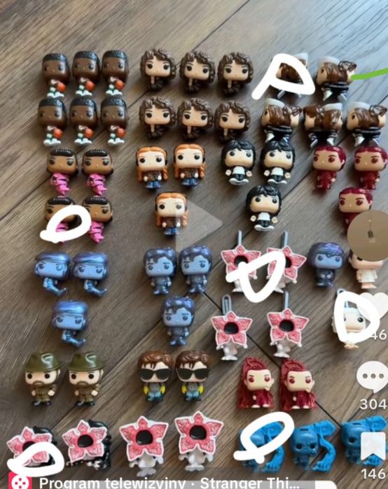 figurki stranger things