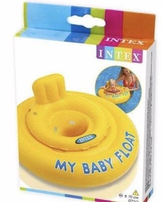 Дитячий надувний круг із спинкою Intex