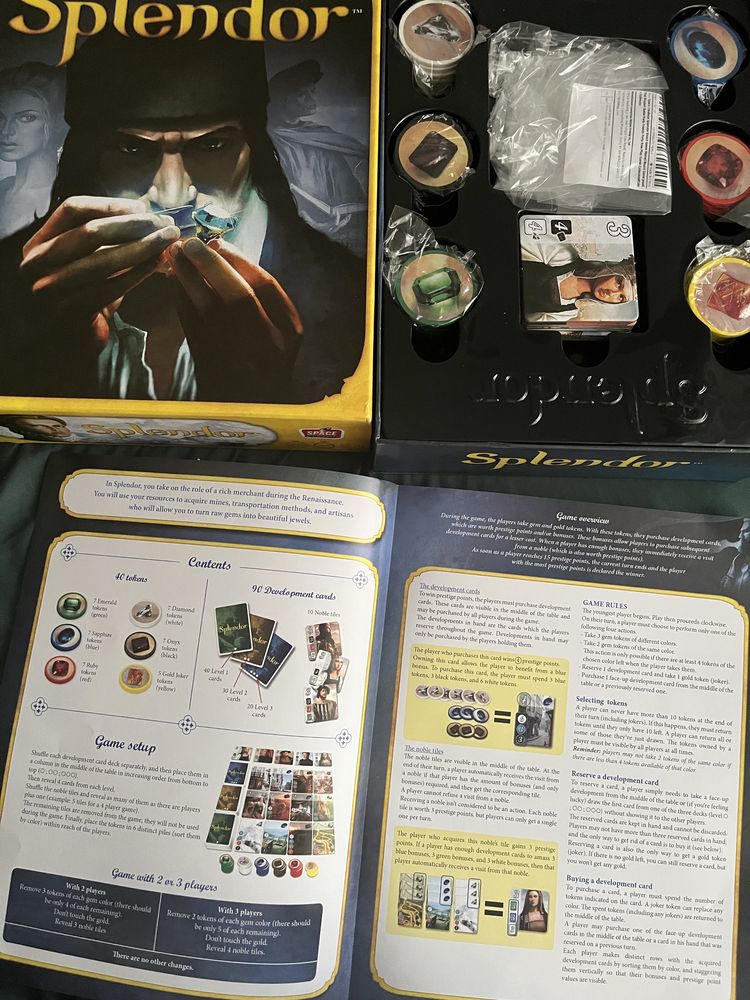 Vendo Jogo Splendor – Marc André | Nunca Usado / Excelente Estado