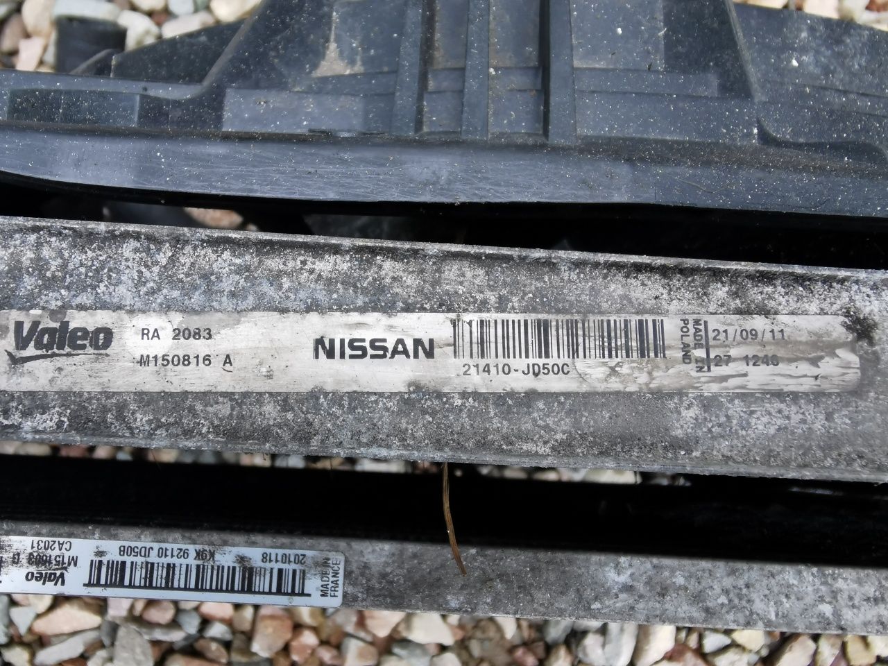 Komplet Chłodnic Z Wentylatorami Nissan Qashqai J10 1.5dci