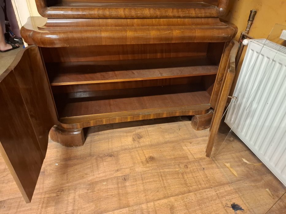 Art deco Kredens przedwojenny antyk orzech