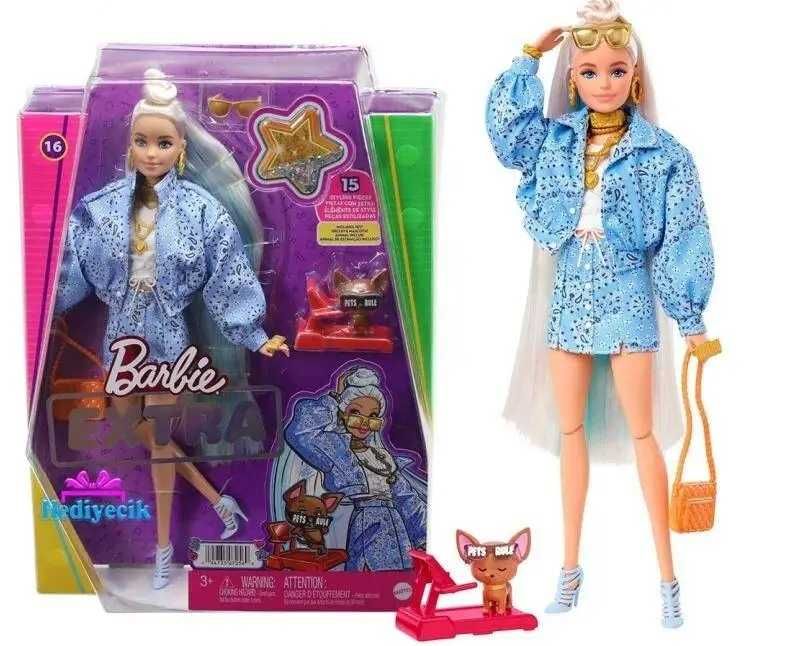 Лялька Barbie Extra Барбі Екстра 16 блондинка HHN08 оригінал