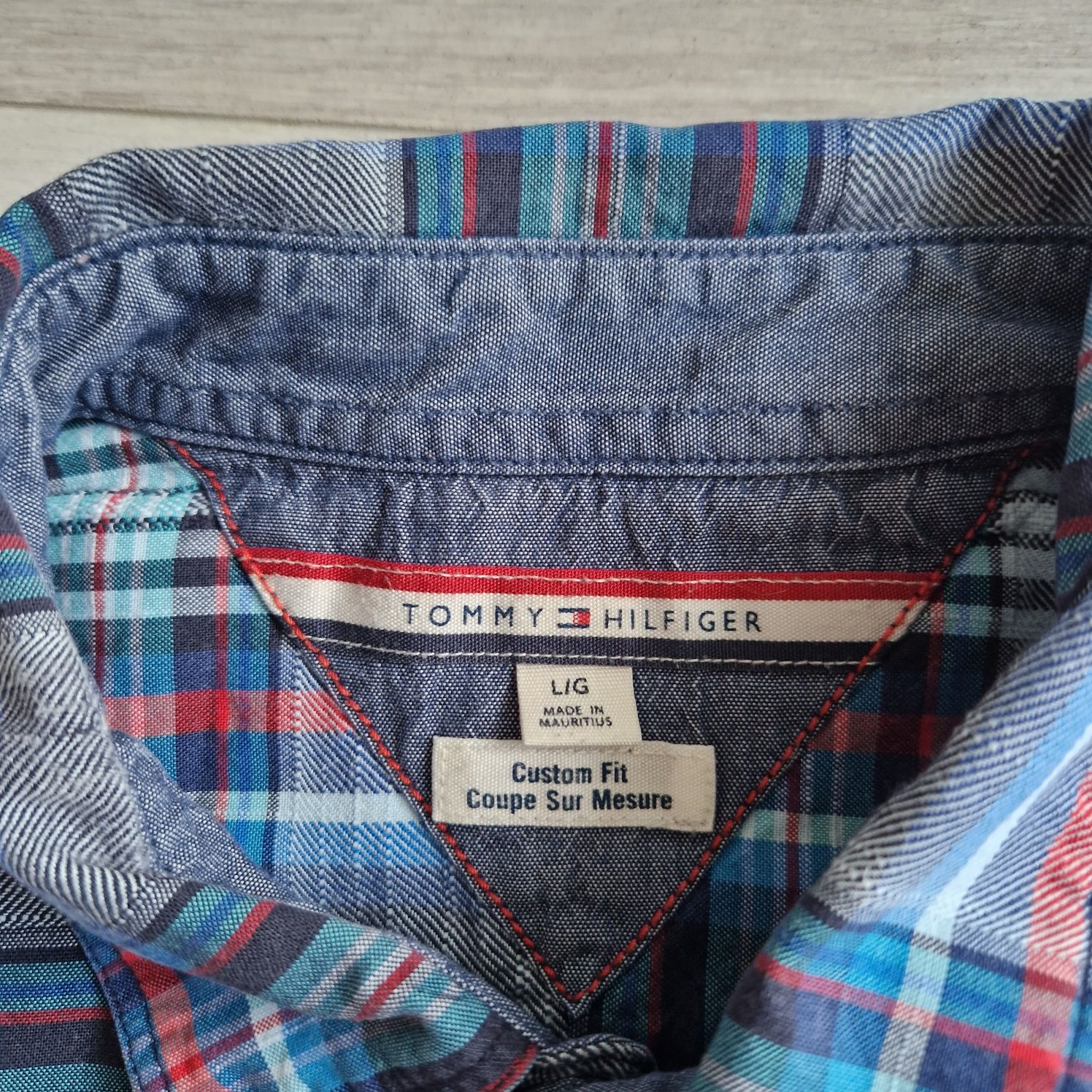 Tommy Hilfiger oryginalna koszula kratka L