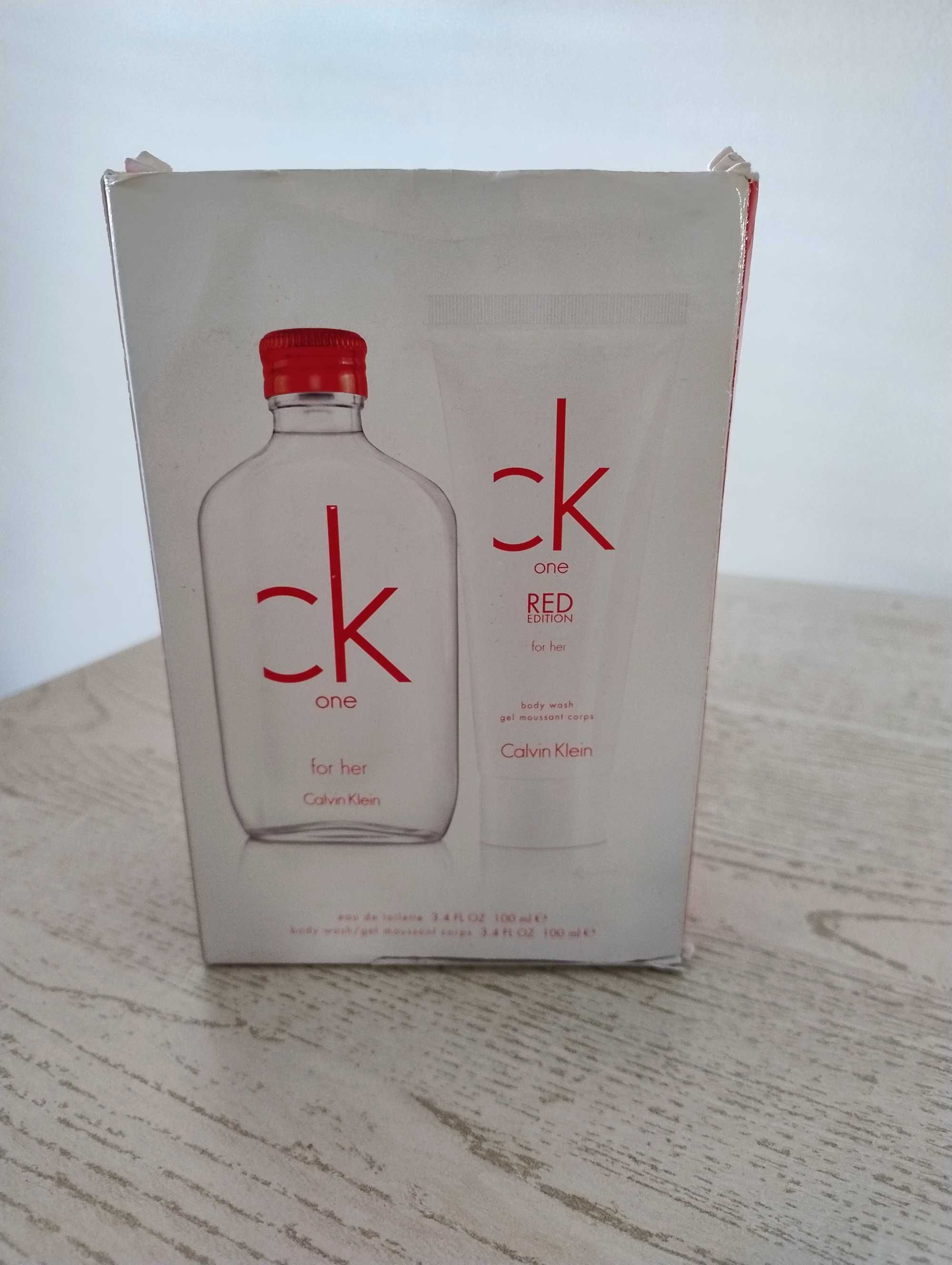 CK Calvin Klein perfum One Red Edition plus żel pod prysznic