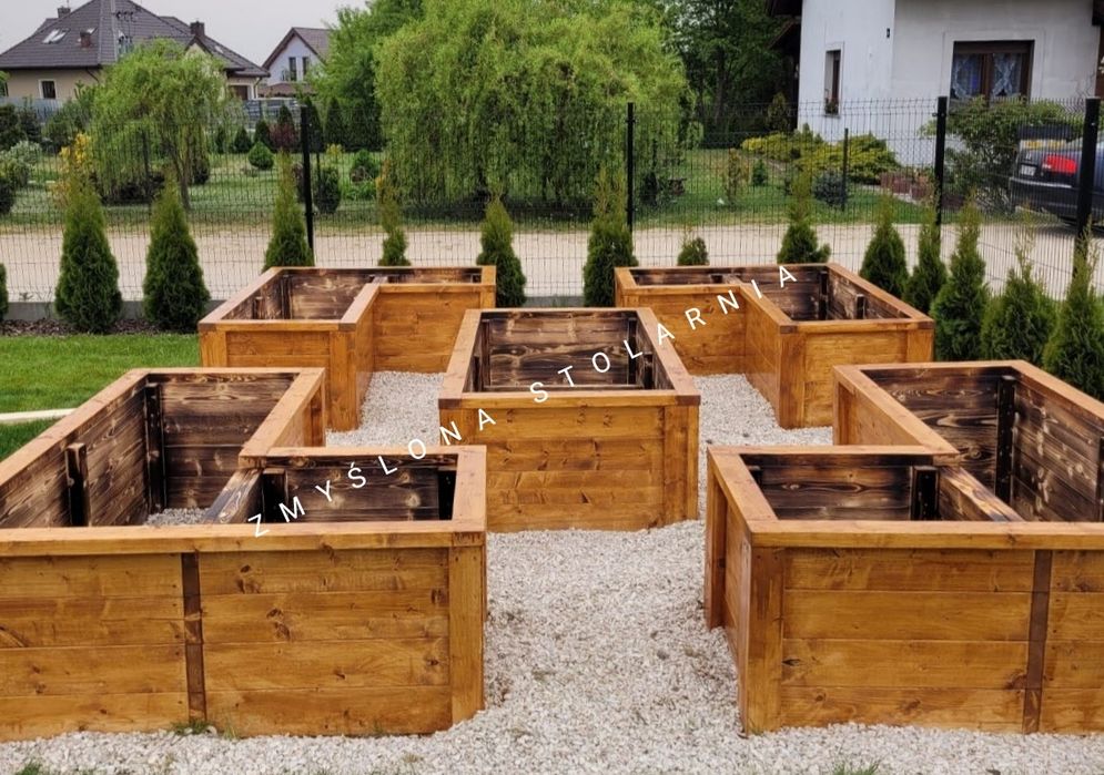 Podwyższone grządki gr. 4,5cm! Warzywnik, inspekt. PREMIUM! WYSYŁKA!