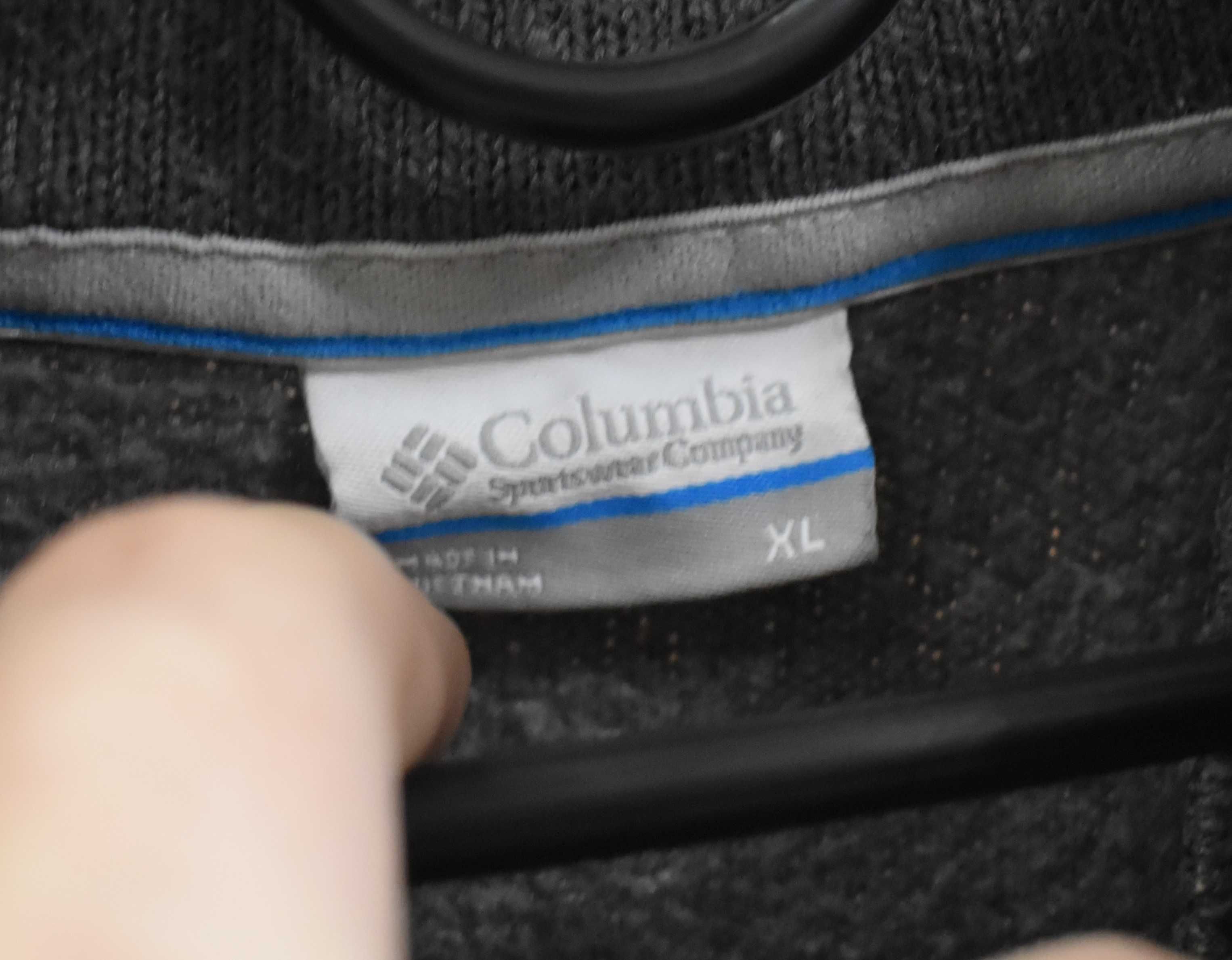 Columbia bardzo ciepła dopasowana bluza outdoor jak nowa XL